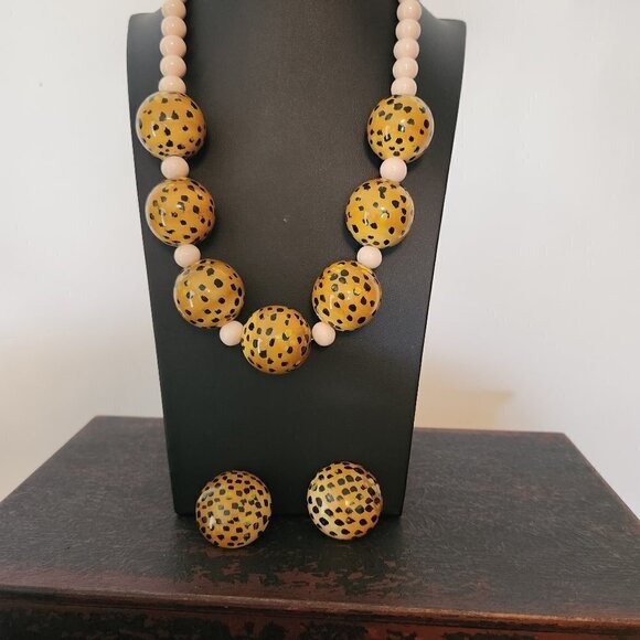 Chunky Necklace and Earrings set - Picture 1 of 6